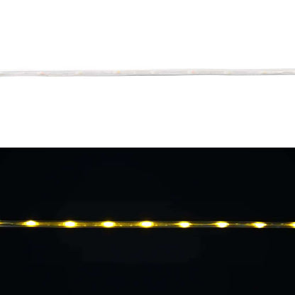 Lichtseil mit 120 LEDs Warmes Weiß 5 m PVC