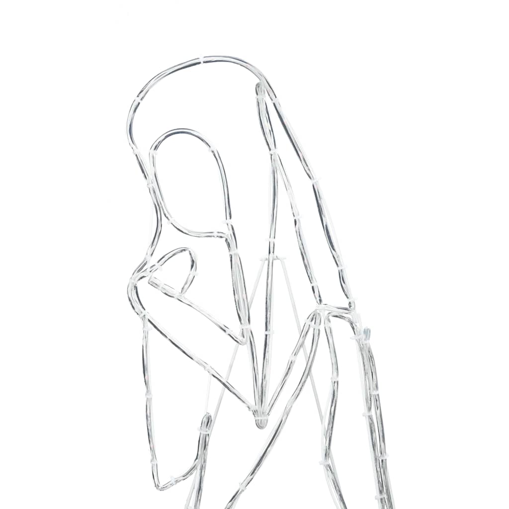 Beleuchtete Krippenszene Mehrfarbig 112 x 72 cm PVC