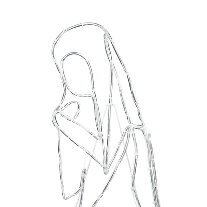 Beleuchtete Krippenszene Mehrfarbig 112 x 72 cm PVC