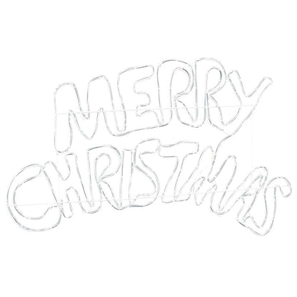 Insegna natalizia con 240 LED, multicolore, 100 x 50 cm, PVC