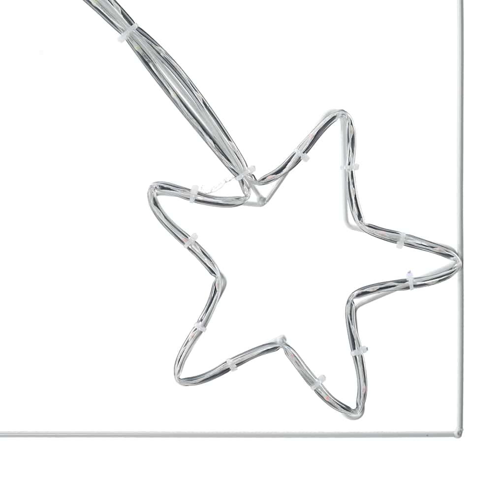 Weihnachtsstern mit 432 LEDs Mehrfarbig 180 x 57 cm PVC