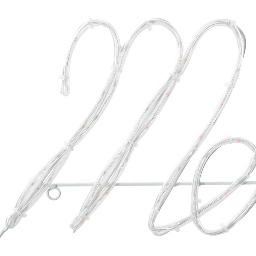 Insegna natalizia con 216 LED, rosso, 99 x 55 x 13 cm, ferro