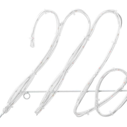 Insegna natalizia con 216 LED, rosso, 99 x 55 x 13 cm, ferro