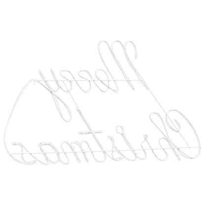 Insegna natalizia con 216 LED, rosso, 99 x 55 x 13 cm, ferro