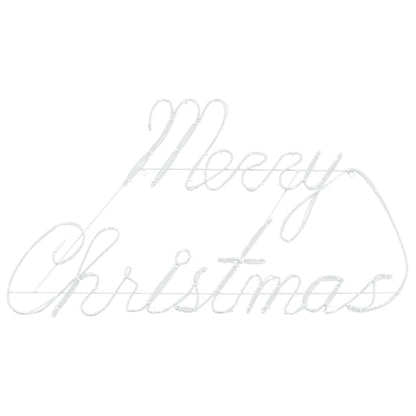 Insegna natalizia con 216 LED, rosso, 99 x 55 x 13 cm, ferro