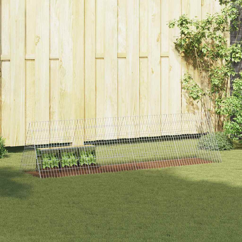 Hasenkäfig Silber 650 x 55 x 55 cm Verzinkter Stahl