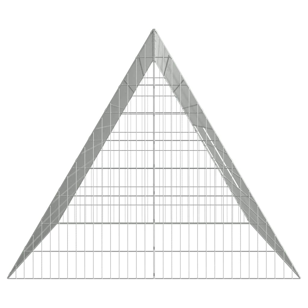 Hasenkäfig Silber 215 x 100 x 85 cm Verzinkter Stahl