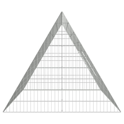 Hasenkäfig Silber 215 x 100 x 85 cm Verzinkter Stahl