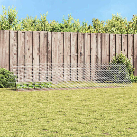 Hasenkäfig Silber 215 x 100 x 85 cm Verzinkter Stahl