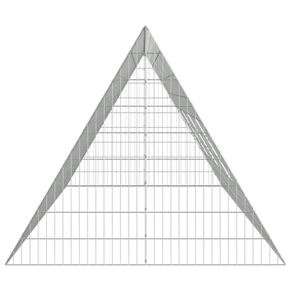 Hasenkäfig Silber 215 x 100 x 85 cm Verzinkter Stahl