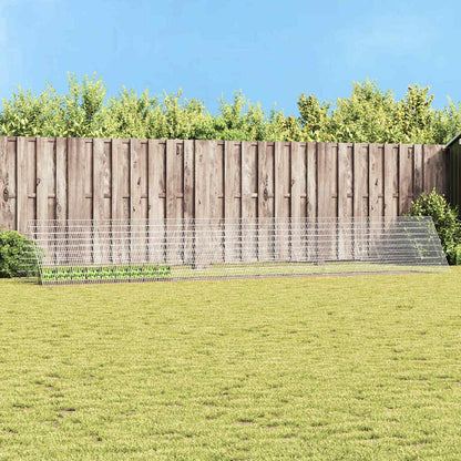 Hasenkäfig Silber 215 x 100 x 85 cm Verzinkter Stahl