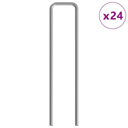 Hasenkäfig Silber 400 x 78 x 78 cm Verzinkter Stahl