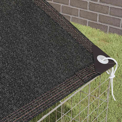 Gabbia per conigli, argento, 400 x 78 x 78 cm, acciaio zincato