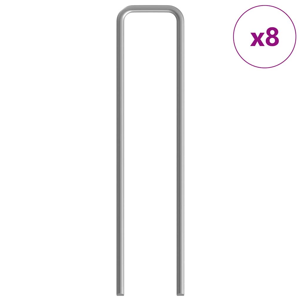 Gabbia per conigli, argento, 400 x 78 x 78 cm, acciaio zincato