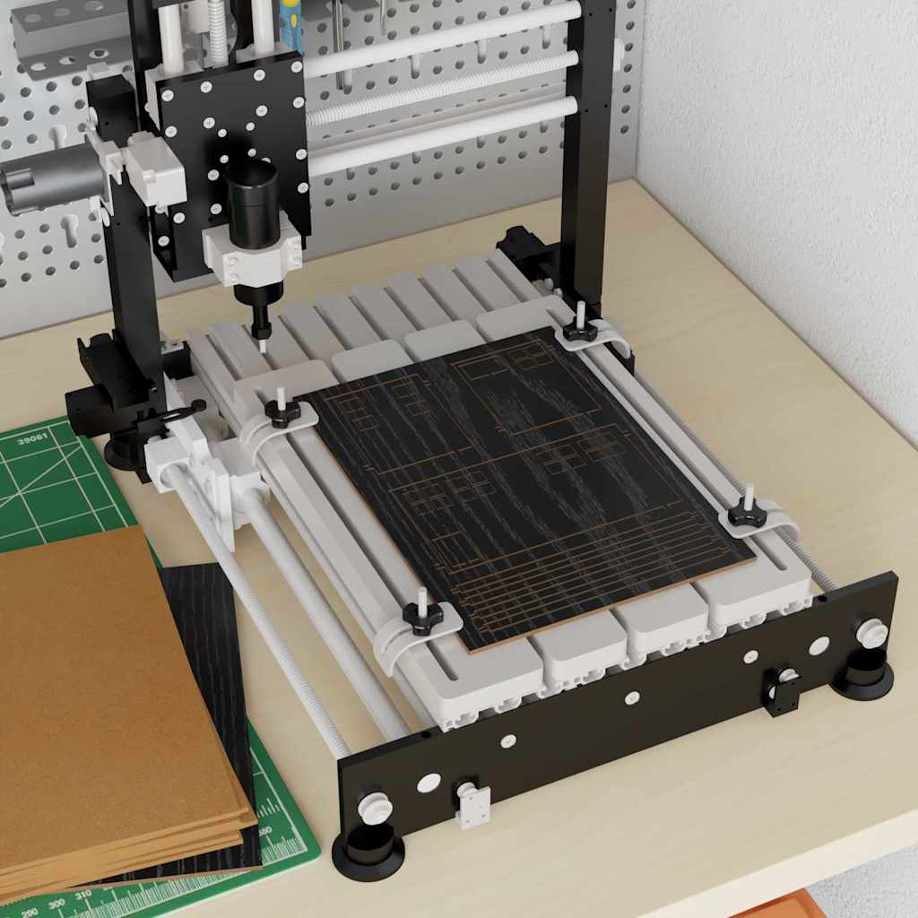 Dekoplatten 150 pcs Schwarz Eichen-Optik 21 x 30 x 0,27 cm