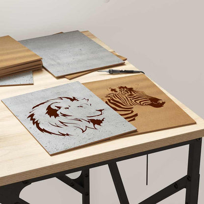 Dekoplatten 150 pcs Beton Grau 21 x 30 x 0,27 cm Holzwerkstoff