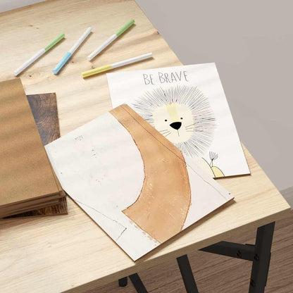 Dekoplatten 12 pcs Geräucherte Eiche 21 x 30 x 0,27 cm