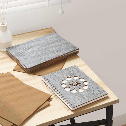 Dekoplatten 12 pcs Graues Sonoma 21 x 30 x 0,27 cm