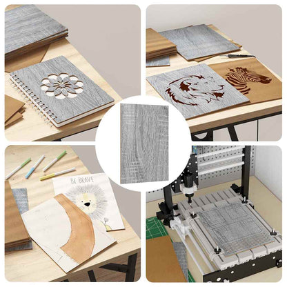 Dekoplatten 150 pcs Graues Sonoma 21 x 30 x 0,27 cm