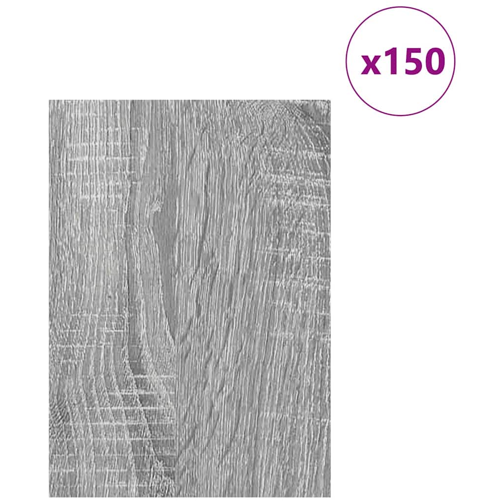 Dekoplatten 150 pcs Graues Sonoma 21 x 30 x 0,27 cm
