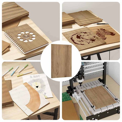 Dekoplatten 12 pcs Artisan-Eiche 21 x 30 x 0,27 cm