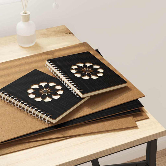 Dekoplatten 12 pcs Schwarz Eichen-Optik 30 x 42 x 0,27 cm