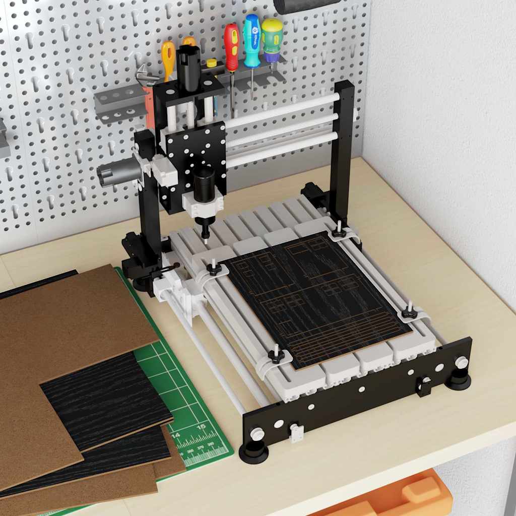 Dekoplatten 50 pcs Schwarz Eichen-Optik 30 x 42 x 0,27 cm