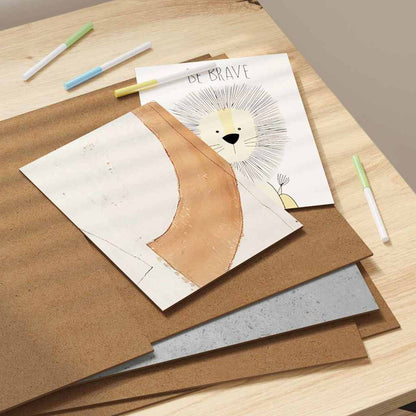 Dekoplatten 12 pcs Beton Grau 30 x 42 x 0,27 cm Holzwerkstoff