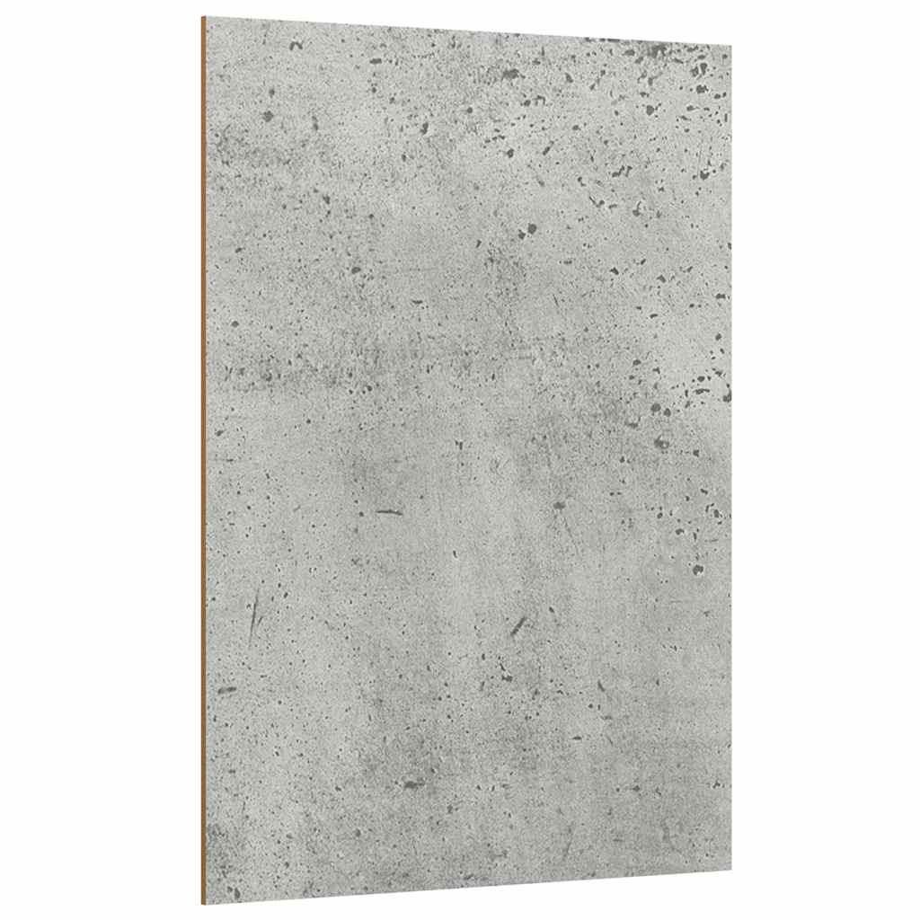 Dekoplatten 50 pcs Beton Grau 30 x 42 x 0,27 cm Holzwerkstoff