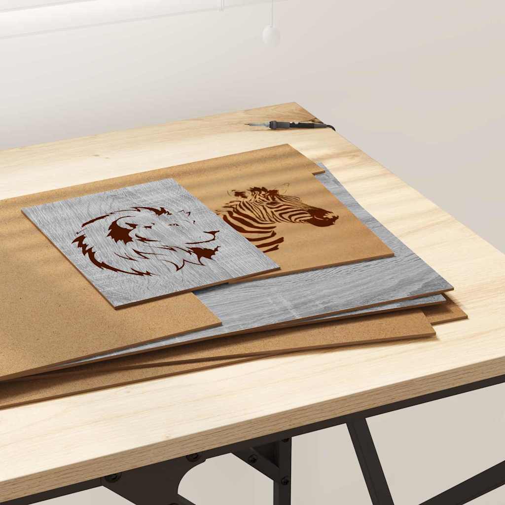 Dekoplatten 12 pcs Graues Sonoma 30 x 42 x 0,27 cm