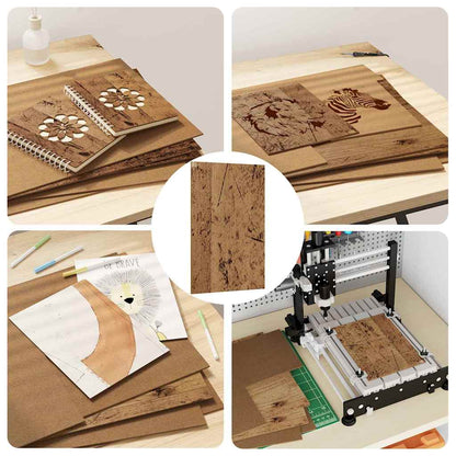 Dekoplatten 50 pcs Altholz 30 x 42 x 0,27 cm Holzwerkstoff