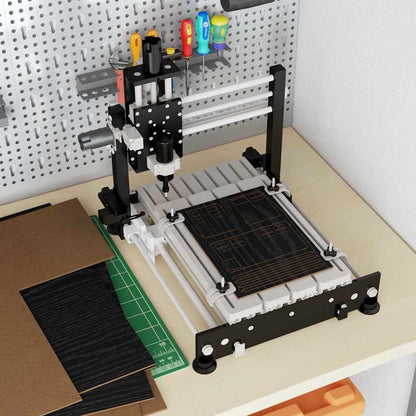 Dekoplatten 50 pcs Schwarz Eichen-Optik 40 x 60 x 0.27 cm