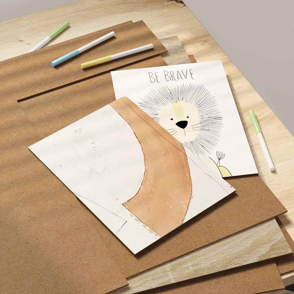 Dekoplatten 50 pcs Sonoma-Eiche 40 x 60 x 0.27 cm Holzwerkstoff