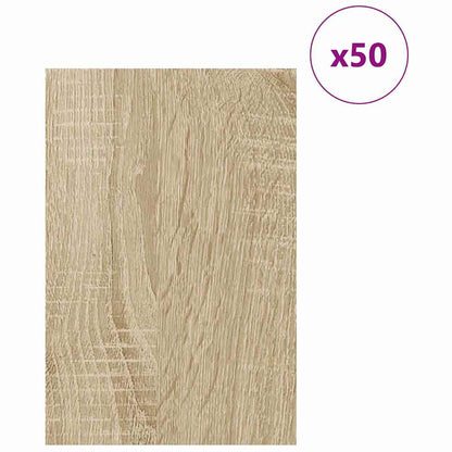 Dekoplatten 50 pcs Sonoma-Eiche 40 x 60 x 0.27 cm Holzwerkstoff