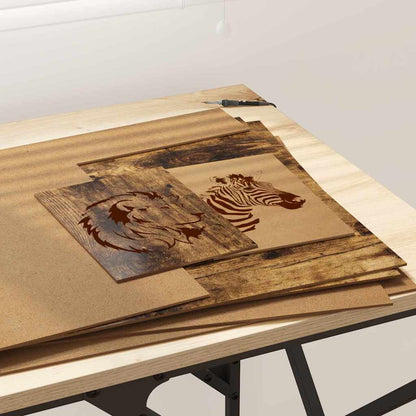 Dekoplatten 50 pcs Geräucherte Eiche 40 x 60 x 0.27 cm