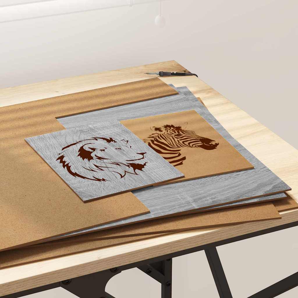 Dekoplatten 12 pcs Graues Sonoma 40 x 60 x 0.27 cm