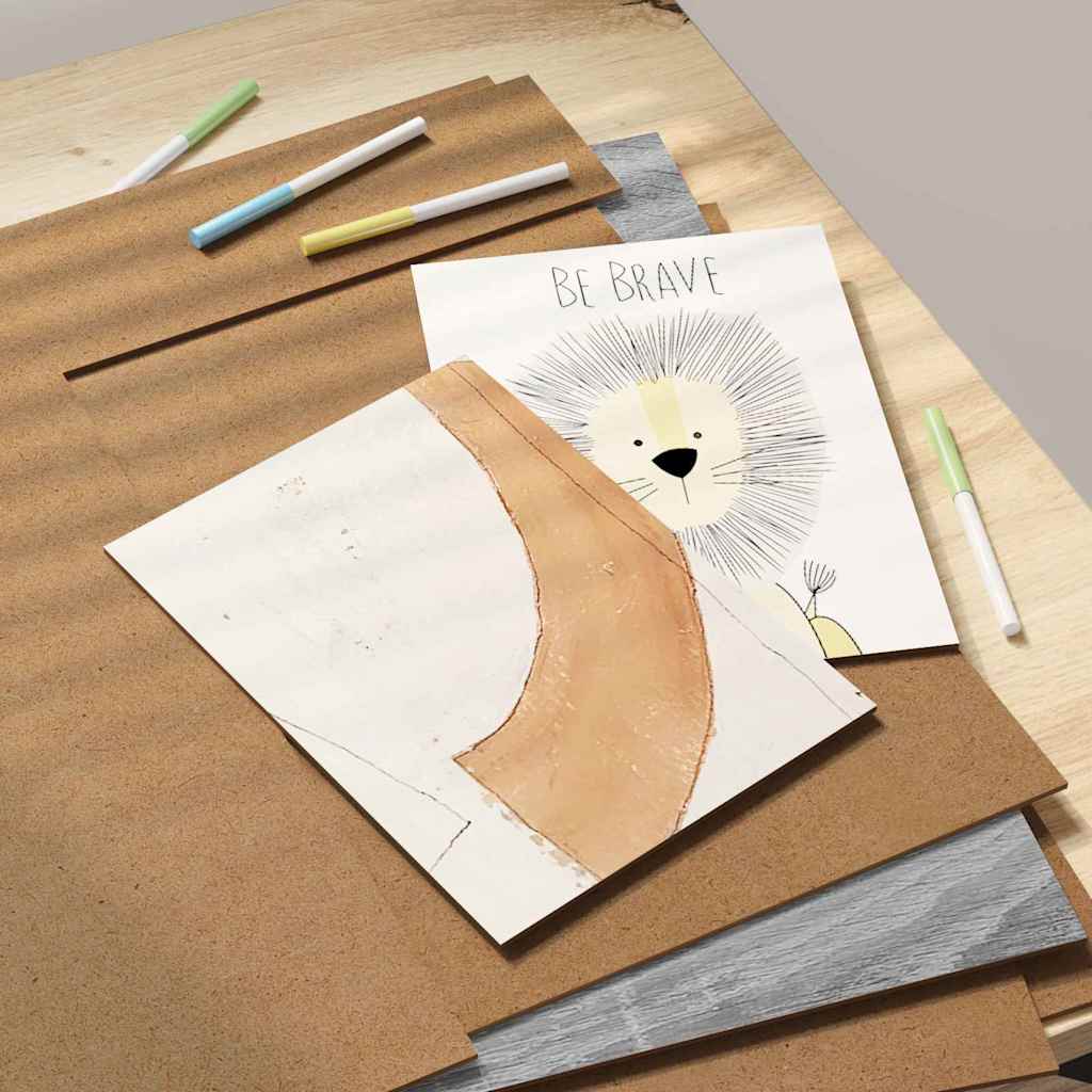 Dekoplatten 50 pcs Graues Sonoma 40 x 60 x 0.27 cm