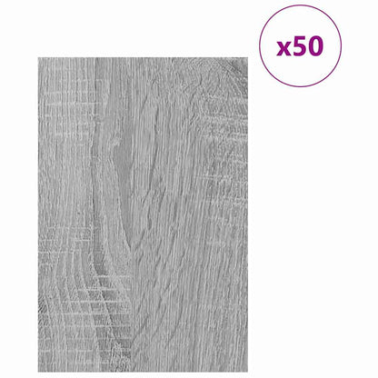 Dekoplatten 50 pcs Graues Sonoma 40 x 60 x 0.27 cm