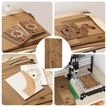 Dekoplatten 50 pcs Altholz 40 x 60 x 0.27 cm Holzwerkstoff