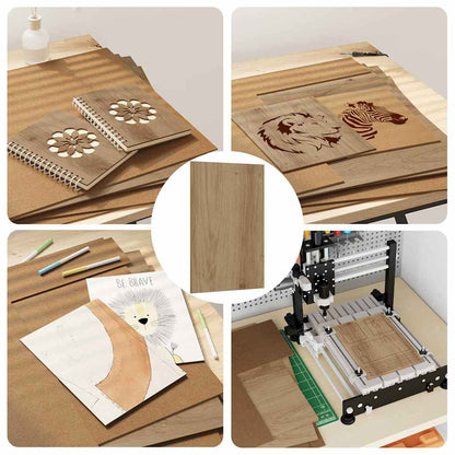 Dekoplatten 50 pcs Artisan-Eiche 40 x 60 x 0.27 cm