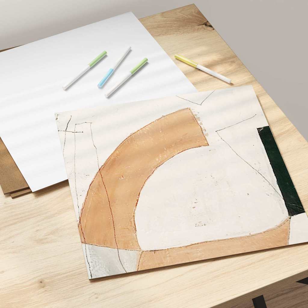 Dekoplatten 50 pcs Weiß 30 x 30 x 0,27 cm Holzwerkstoff