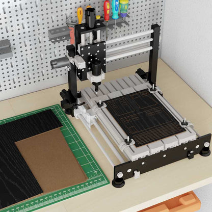 Dekoplatten 12 pcs Schwarz Eichen-Optik 30 x 30 x 0,27 cm