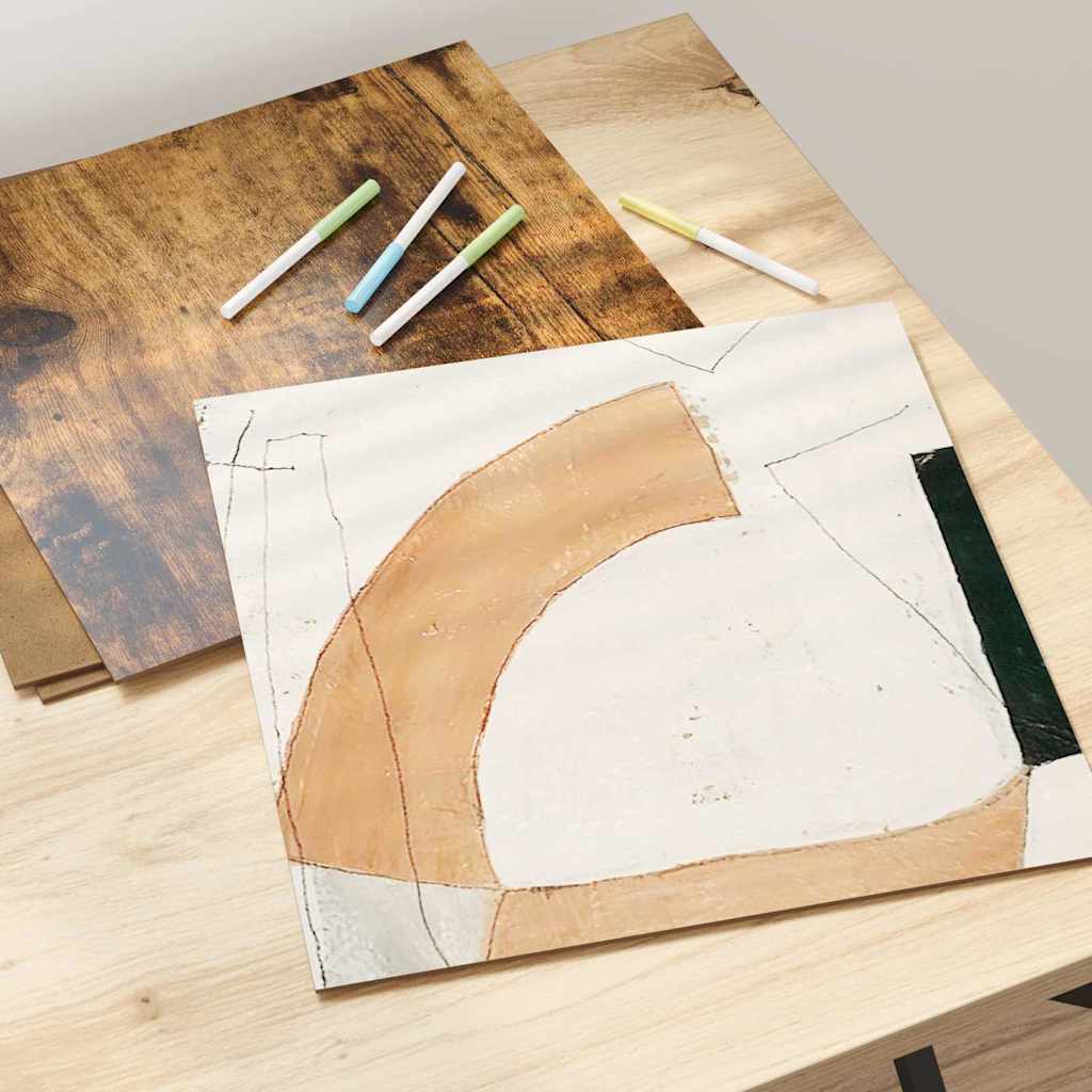 Dekoplatten 12 pcs Geräucherte Eiche 30 x 30 x 0,27 cm