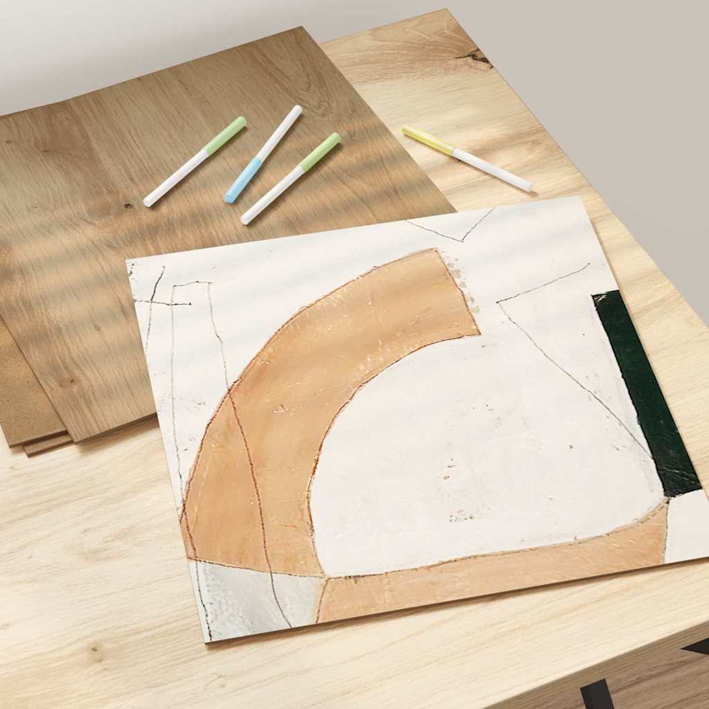 Dekoplatten 50 pcs Artisan-Eiche 30 x 30 x 0,27 cm