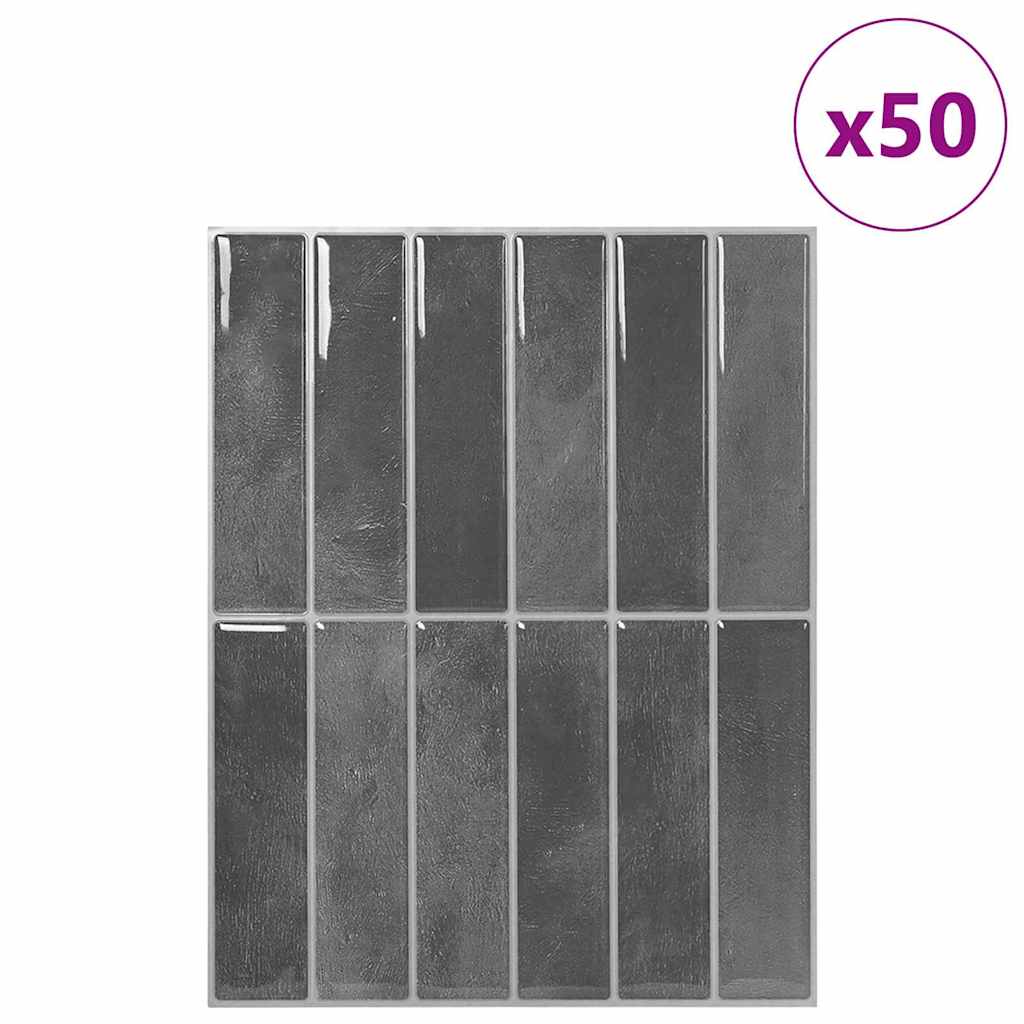 Rechteckige Fliese 50 pcs Grau 29 x 23 x 0,08 cm