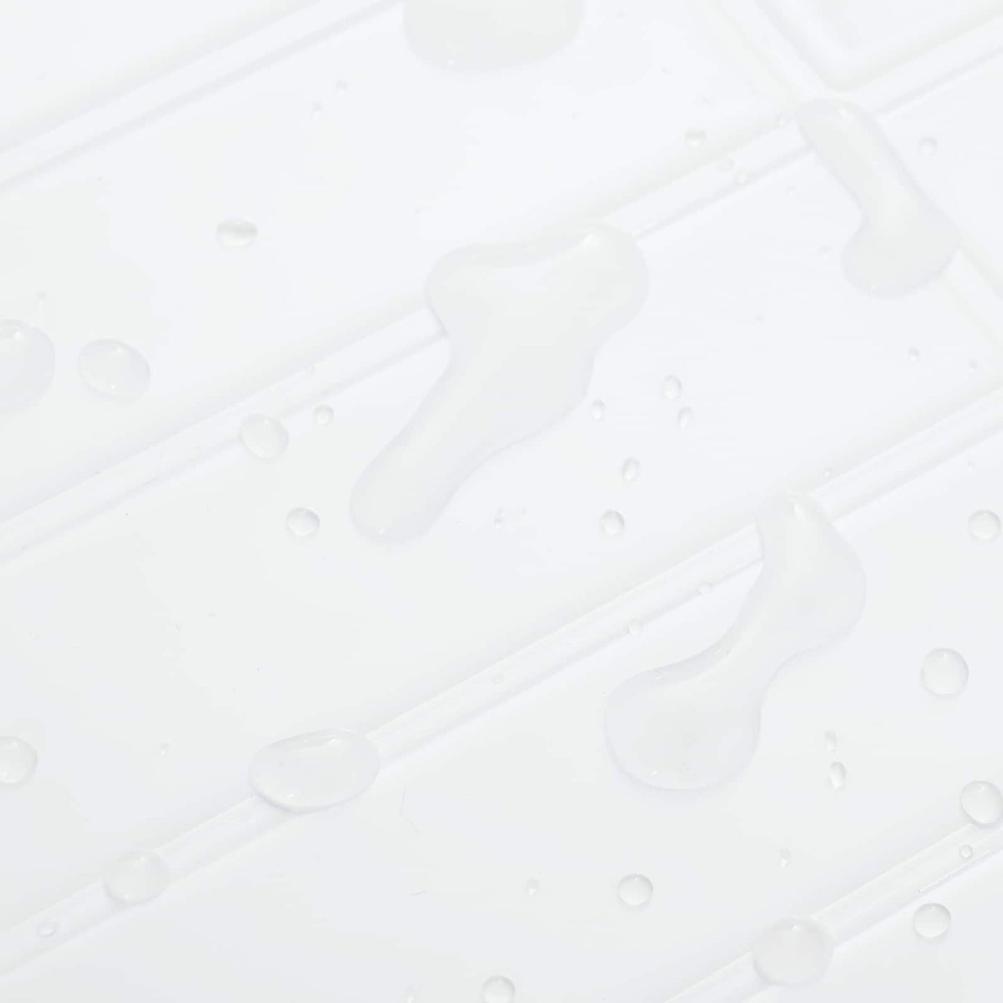 Rechteckige Fliese 20 pcs Weiß 29 x 22,9 cm Polyurethan und PET