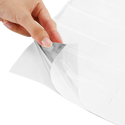 Rechteckige Fliese 50 pcs Weiß 29 x 22,9 cm Polyurethan und PET