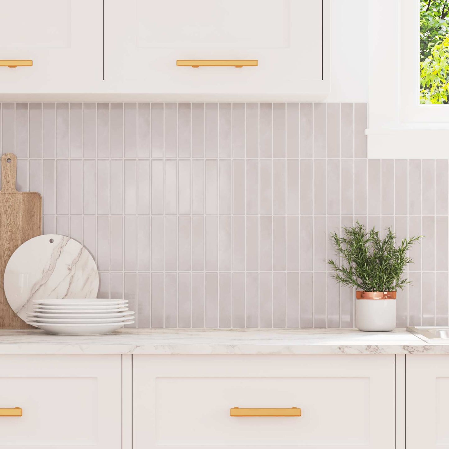 Rechteckige Fliese 20 pcs Beige 29 x 23 x 0,08 cm