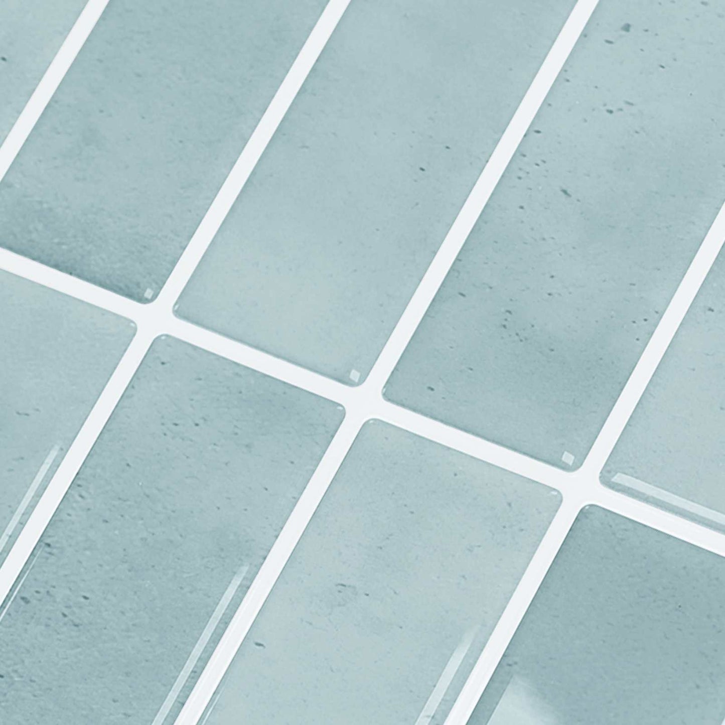 Rechteckige Fliese 20 pcs Grau-Grün 29 x 23 x 0,08 cm