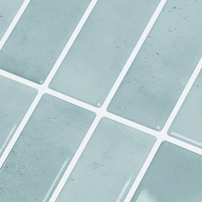 Rechteckige Fliese 50 pcs Grau-Grün 29 x 23 x 0,08 cm